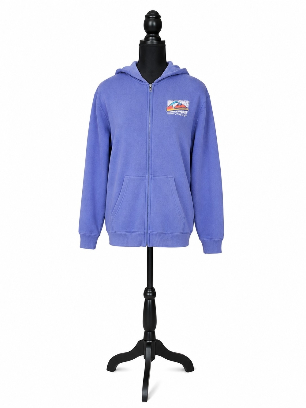 Quiksilver Kids Blue Purple Full-Zip Hooded Jacket